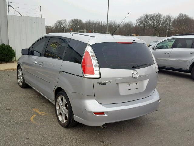 JM1CR29L190356076 - 2009 MAZDA 5 SILVER photo 3