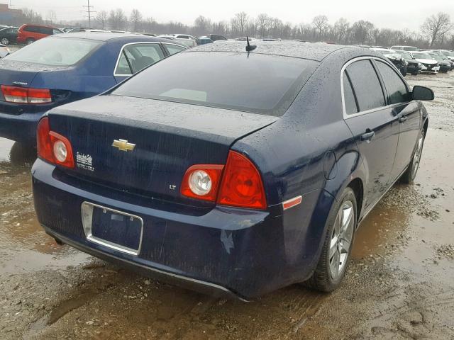 1G1ZH57B684270562 - 2008 CHEVROLET MALIBU 1LT BLUE photo 4