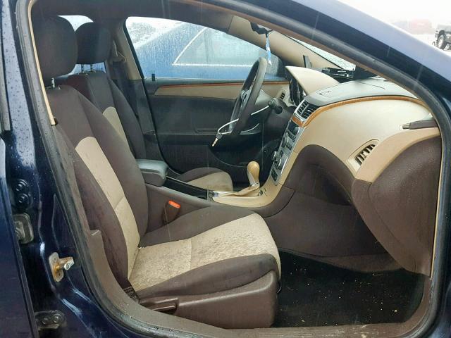 1G1ZH57B684270562 - 2008 CHEVROLET MALIBU 1LT BLUE photo 5