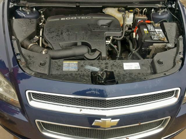 1G1ZH57B684270562 - 2008 CHEVROLET MALIBU 1LT BLUE photo 7