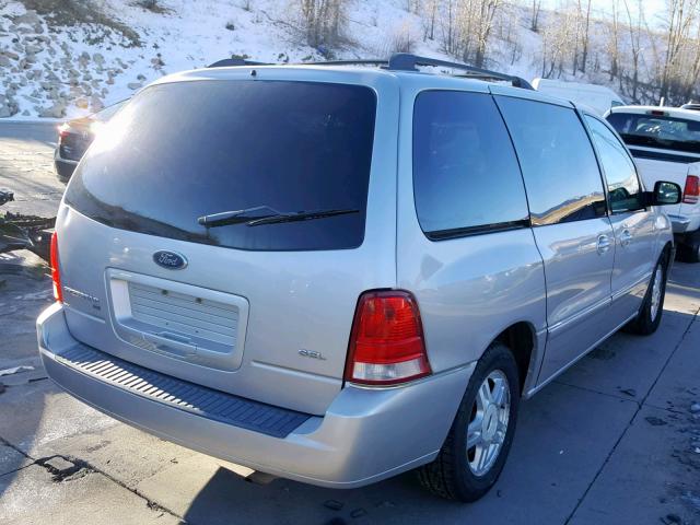 2FMZA52276BA33080 - 2006 FORD FREESTAR S SILVER photo 4