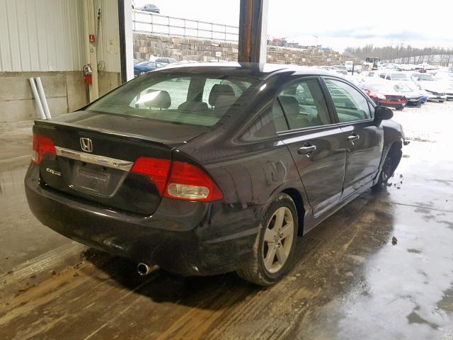 2HGFA15639H507544 - 2009 HONDA CIVIC LX-S 黑色 照片 4