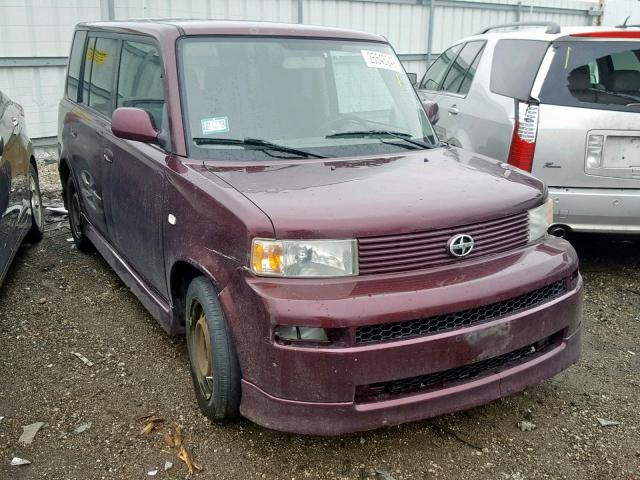 JTLKT334X54027839 - 2005 TOYOTA SCION XB Бордовый фото 1