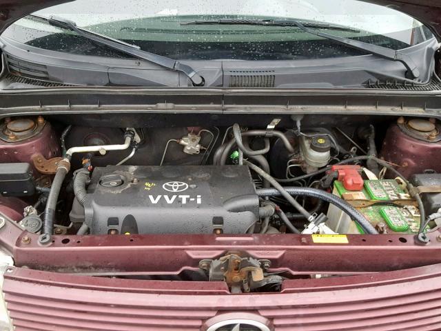 JTLKT334X54027839 - 2005 TOYOTA SCION XB Бордовый фото 7