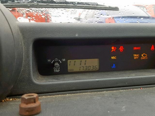 JTLKT334X54027839 - 2005 TOYOTA SCION XB Бордовый фото 8