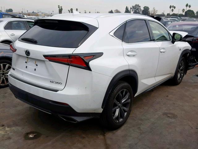 JTJYARBZ6J2092539 - 2018 LEXUS NX 200T WHITE photo 4