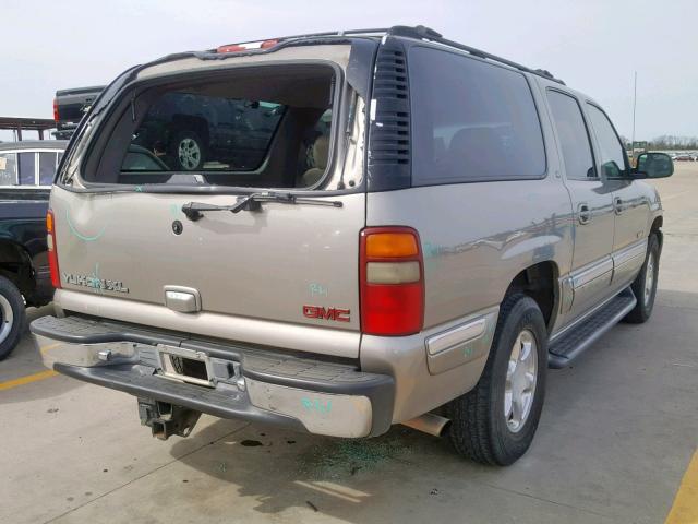 3GKEC16T81G149276 - 2001 GMC YUKON XL C BROWN photo 4