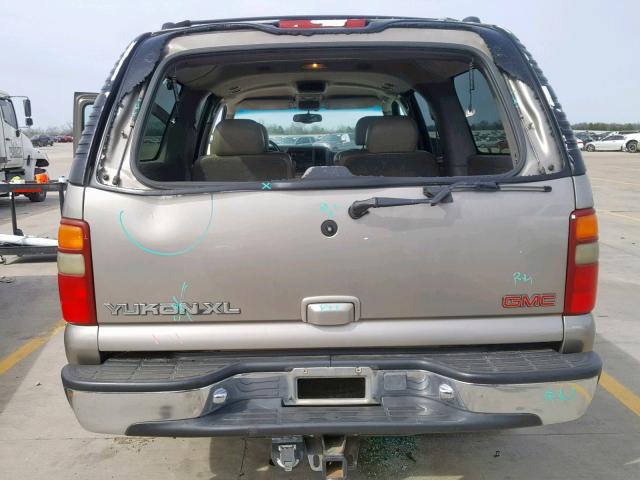 3GKEC16T81G149276 - 2001 GMC YUKON XL C BROWN photo 9