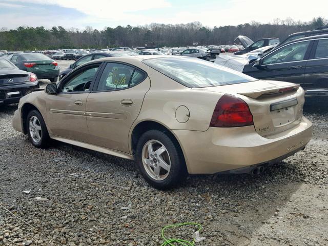 2G2WS542X41374188 - 2004 PONTIAC GRAND PRIX GOLD photo 3