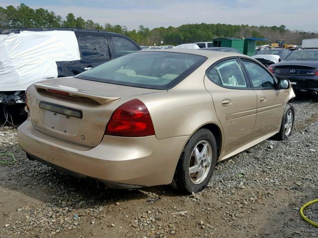 2G2WS542X41374188 - 2004 PONTIAC GRAND PRIX GOLD photo 4