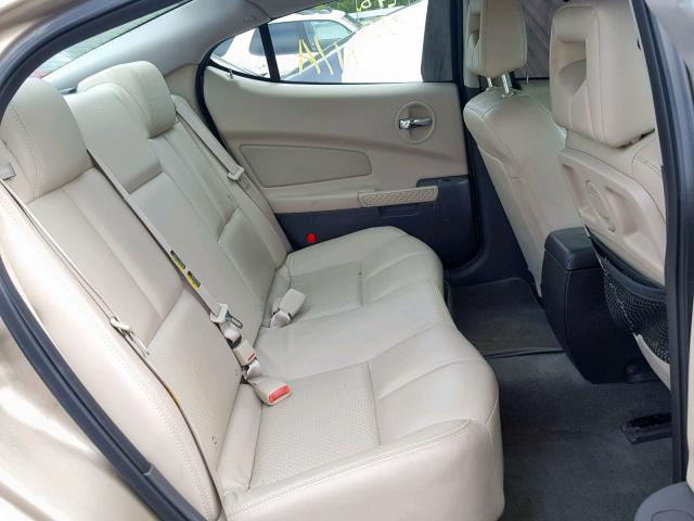 2G2WS542X41374188 - 2004 PONTIAC GRAND PRIX GOLD photo 6