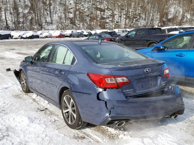 4S3BNEN66J3030902 - 2018 SUBARU LEGACY 3.6 BLUE photo 3