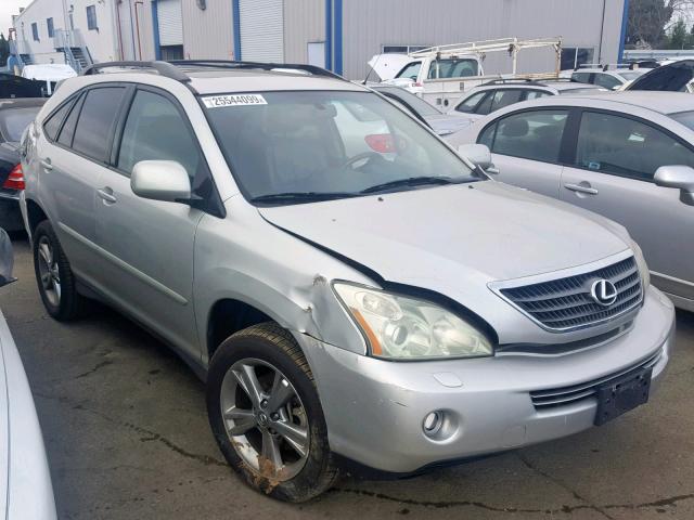 JTJHW31U672036775 - 2007 LEXUS RX 400H SILVER photo 1