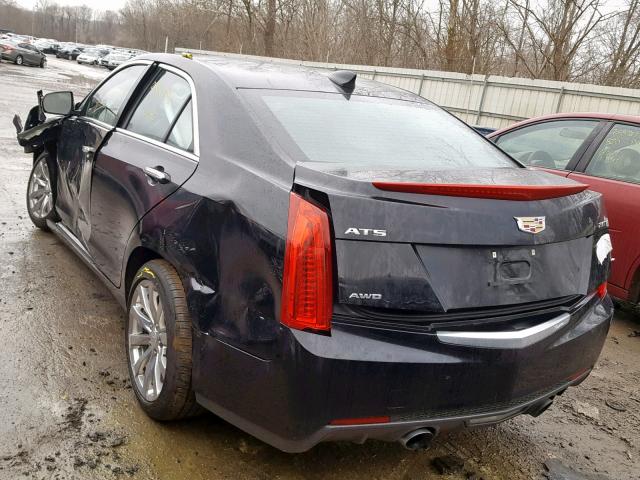 1G6AE5RX4J0128829 - 2018 CADILLAC ATS BLACK photo 3