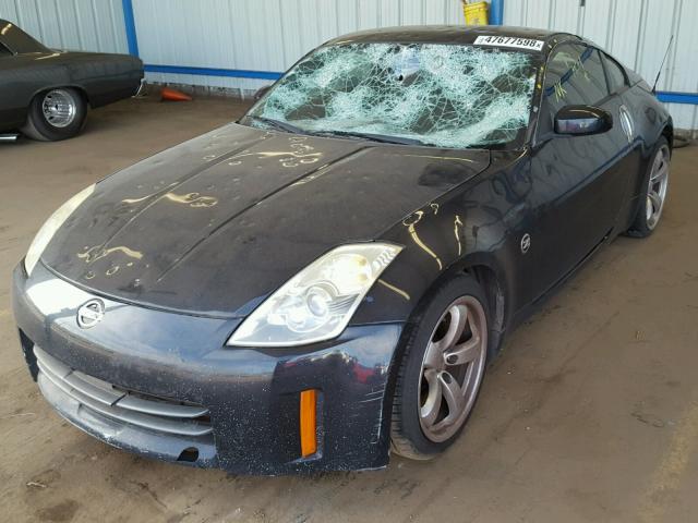 JN1AZ34E16M354647 - 2006 NISSAN 350Z COUPE BLACK photo 2