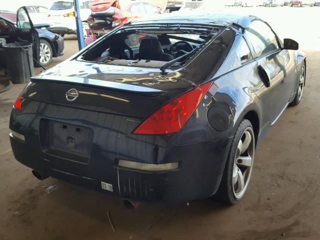 JN1AZ34E16M354647 - 2006 NISSAN 350Z COUPE BLACK photo 4