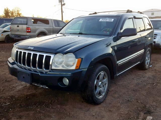 1J8HR58206C112549 - 2006 JEEP GRAND CHER BLUE photo 2