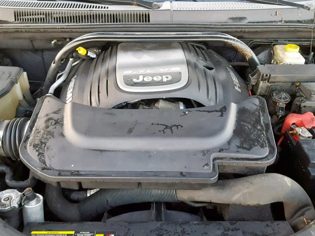 1J8HR58206C112549 - 2006 JEEP GRAND CHER BLUE photo 7