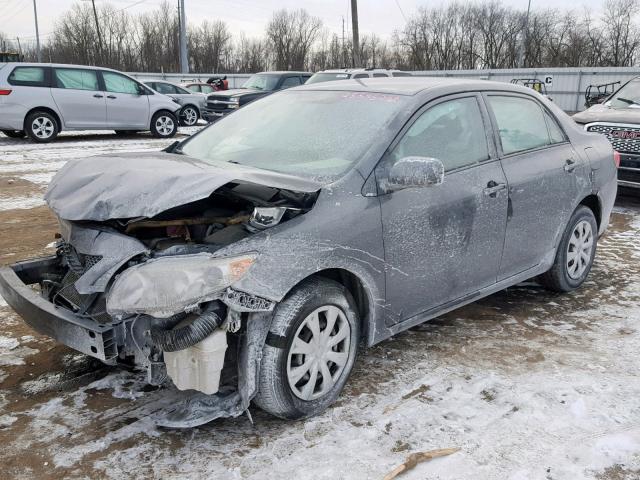 2T1BU40E99C179285 - 2009 TOYOTA COROLLA BA GRAY photo 2