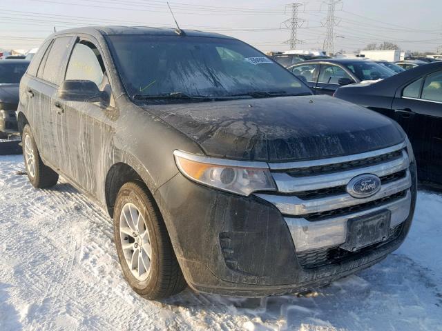 2FMDK3GC9EBB53121 - 2014 FORD EDGE SE BLACK photo 1