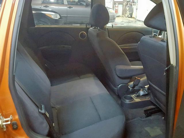 KL1TD65647B723857 - 2007 CHEVROLET AVEO BASE Қызғылт сары фото 6