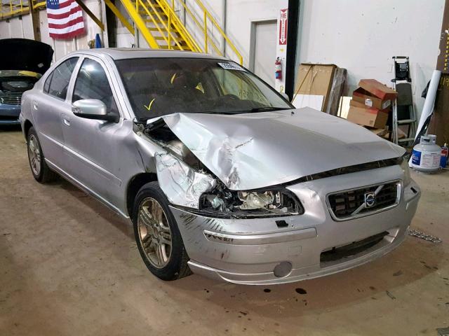 YV1RS592482675864 - 2008 VOLVO S60 2.5T SILVER photo 1