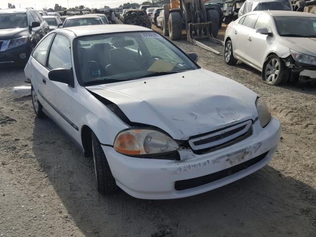 1HGEJ6222WL055398 - 1998 HONDA CIVIC DX WHITE photo 1