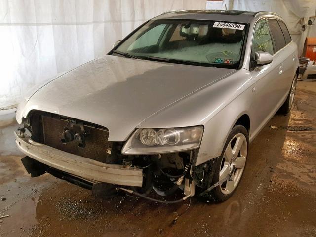 WAUKH74F48N028694 - 2008 AUDI A6 AVANT Q SILVER photo 2