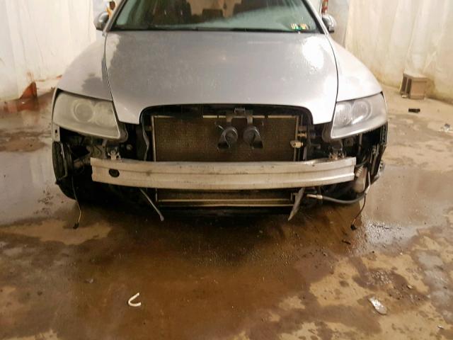 WAUKH74F48N028694 - 2008 AUDI A6 AVANT Q SILVER photo 9