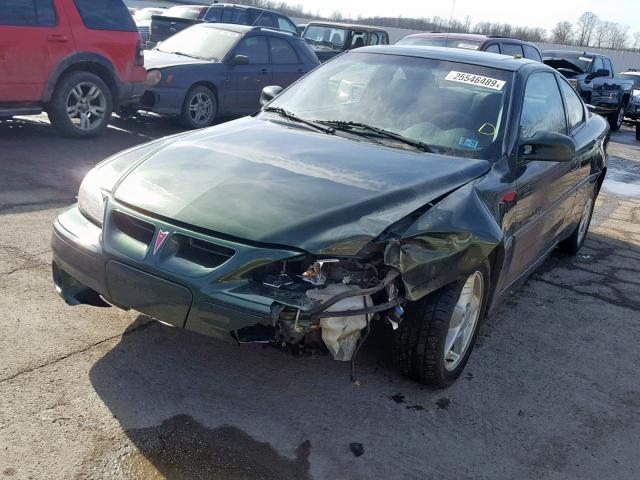 1G2NW12E5YM842988 - 2000 PONTIAC GRAND AM G GREEN photo 2