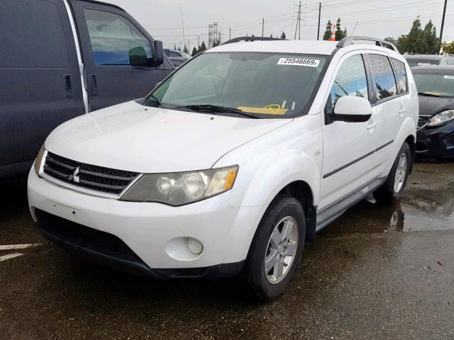 JA4LS21W49Z009583 - 2009 MITSUBISHI OUTLANDER WHITE photo 2