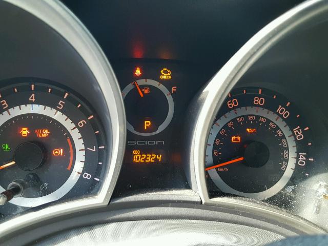 JTKJF5C79B3007094 - 2011 TOYOTA SCION TC შავი ფოტო 8