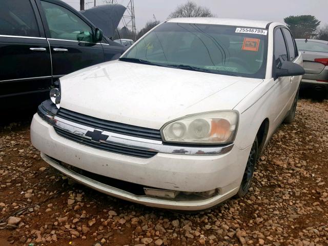 1G1ZT54835F164674 - 2005 CHEVROLET MALIBU LS WHITE photo 2