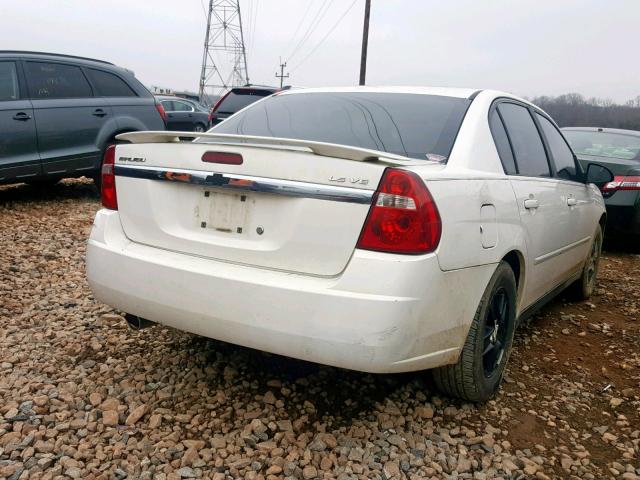 1G1ZT54835F164674 - 2005 CHEVROLET MALIBU LS WHITE photo 4
