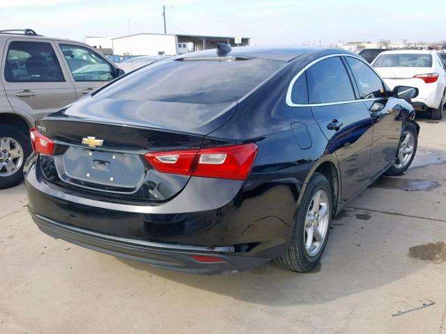 1G1ZB5ST4HF263907 - 2017 CHEVROLET MALIBU LS BLACK photo 4