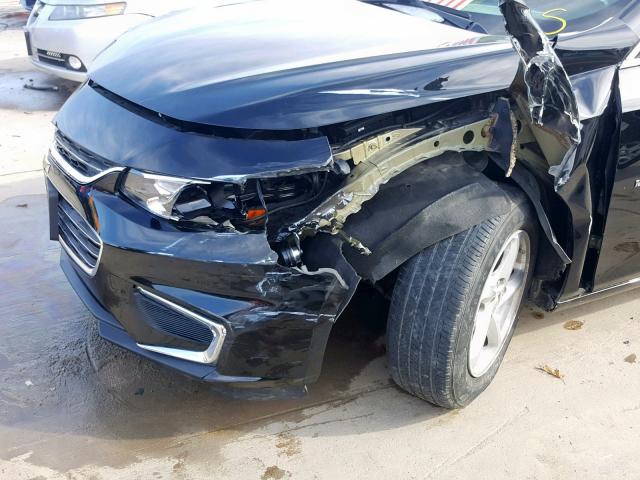 1G1ZB5ST4HF263907 - 2017 CHEVROLET MALIBU LS BLACK photo 9