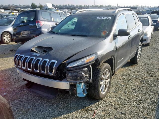 1C4PJLCB5GW288096 - 2016 JEEP CHEROKEE L GRAY photo 2