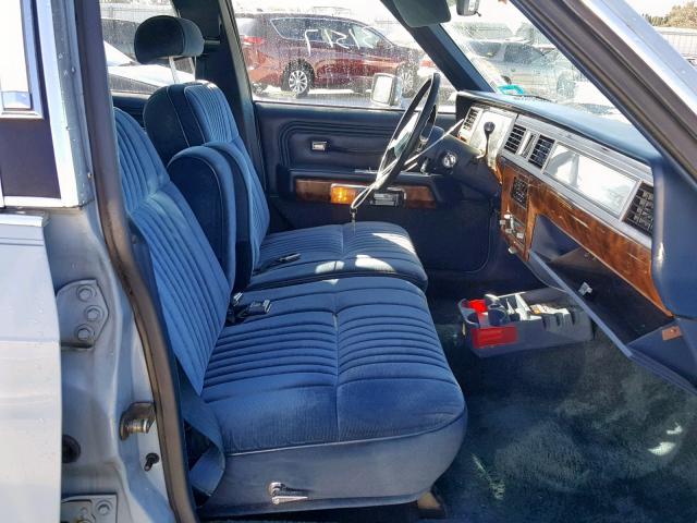 2MEBM74F4HX728386 - 1987 MERCURY GRAND MARQ BLUE photo 5