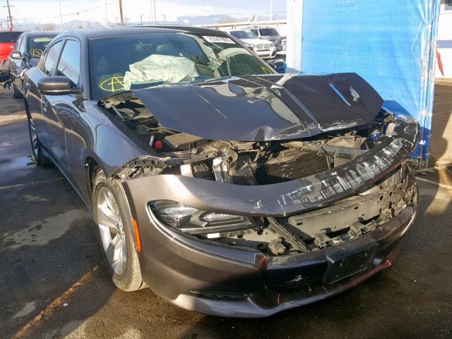 2C3CDXHG4GH346879 - 2016 DODGE CHARGER SX GRAY photo 1