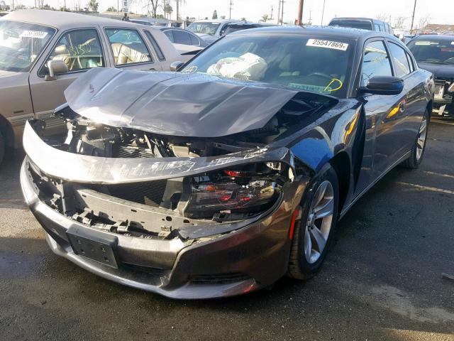 2C3CDXHG4GH346879 - 2016 DODGE CHARGER SX GRAY photo 2