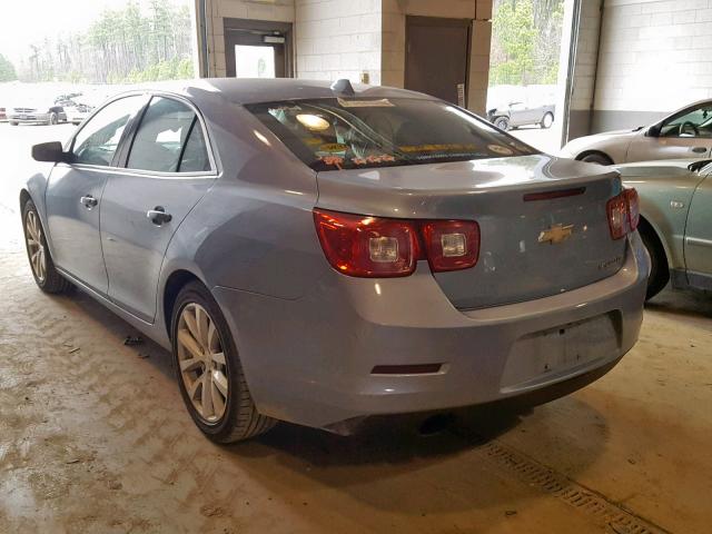 1G11H5SA8DU118157 - 2013 CHEVROLET MALIBU LTZ BLUE photo 3