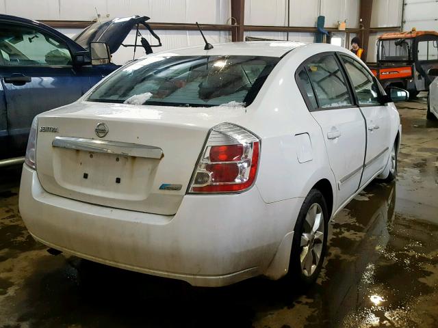 3N1AB6AP2AL665647 - 2010 NISSAN SENTRA 2.0 WHITE photo 4