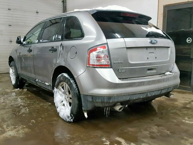 2FMDK36C78BB05803 - 2008 FORD EDGE SE SILVER photo 3