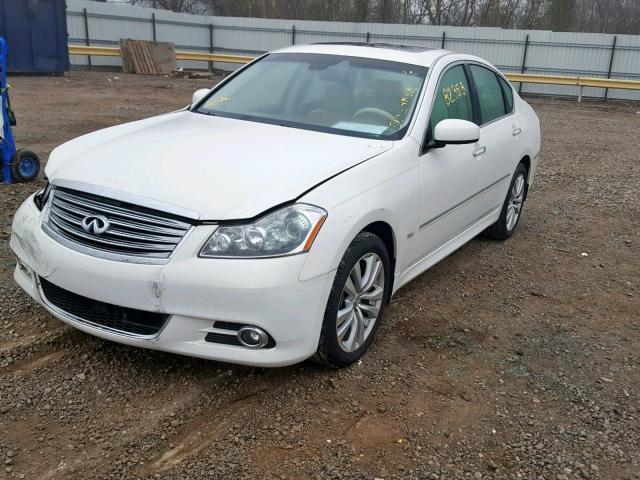 JNKAY01F38M651576 - 2008 INFINITI M35 BASE WHITE photo 2