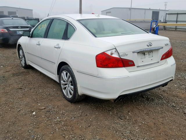 JNKAY01F38M651576 - 2008 INFINITI M35 BASE WHITE photo 3