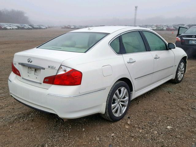 JNKAY01F38M651576 - 2008 INFINITI M35 BASE WHITE photo 4