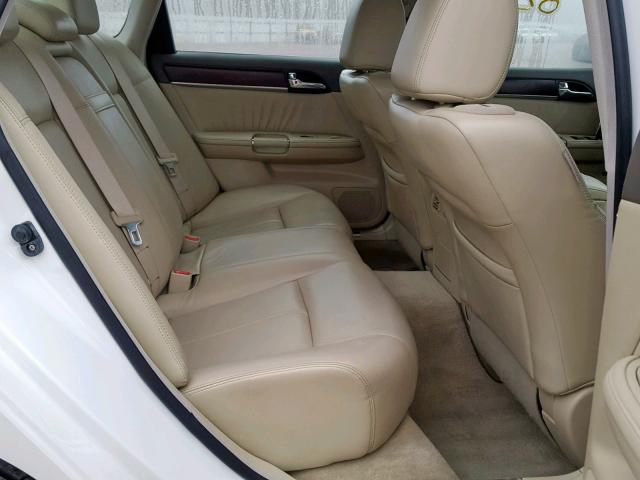 JNKAY01F38M651576 - 2008 INFINITI M35 BASE WHITE photo 6