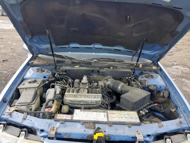 1FALP524XRG122784 - 1994 FORD TAURUS GL BLUE photo 7