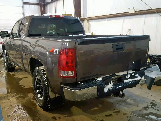 1GTEK19J07Z535207 - 2007 GMC NEW SIERRA BLACK photo 3