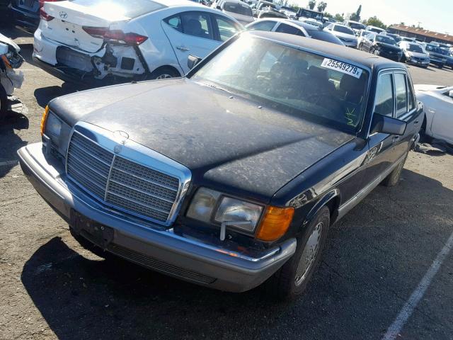 WDBCA35D7HA298803 - 1987 MERCEDES-BENZ 420 SEL BLACK photo 2